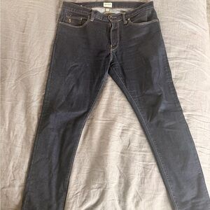 Todd Snyder Dark Blue Skinny Jeans
